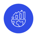 Icon representing market context and broader market conditions